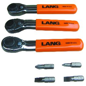 LANG 5220 7 pcs Fine Tooth Bit Wrench Set