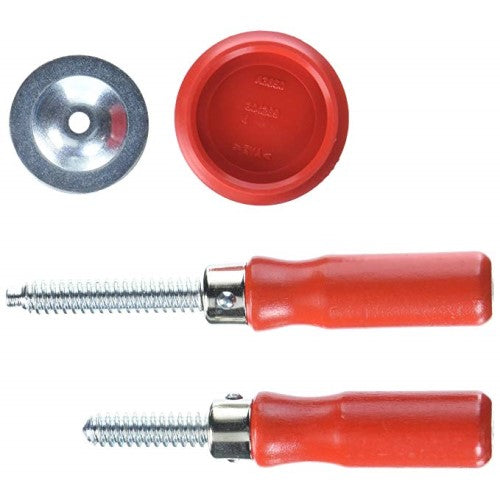 BESSEY Spindle set TFM (2 diff. screws, pressure pad, protection cap), 3101408