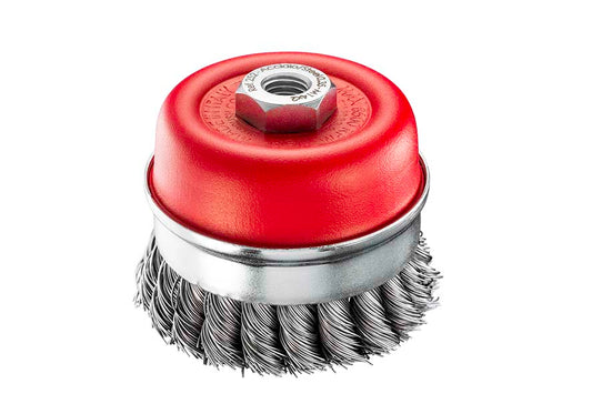 SITBRUSH TU101 95mm Twist Knot 0.8 Cup Brush For Angle Grinder M14, 0261