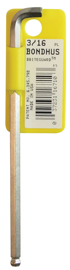 BONDHUS BL5/64B BriteGuard BallEnd Hex Key 5/64", 16904