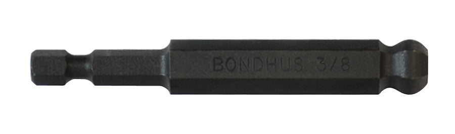 BONDHUS BH3/8 BallEnd Hex Power Bit 3/8", 10814