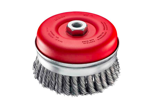 SITBRUSH TU131 120mm Twist Knot 0.5 Cup Brush For Angle Grinder M14, 0278