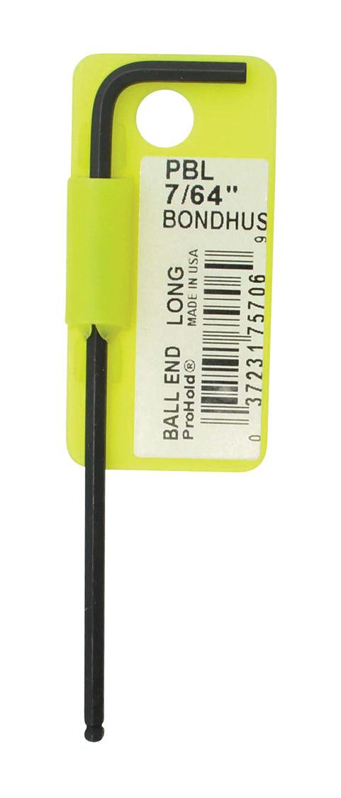 BONDHUS PBL7/64 Prohold BallEnd Hex Key 7/64", 75706
