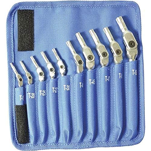 BONDHUS SP10-IC-22 Hexpro 10pcs Torx Set T15-T55, 00022