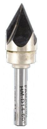 FAMAG (Head VHM) V Groove Bit-for engraving wood, D14mm, SØ8, 3155860