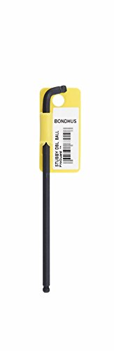 BONDHUS SDBL3/16XL Stubby Double BallEnd Hex Key 3/16", 67010