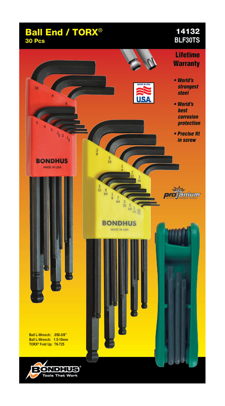 BONDHUS BLF30TS Triple Pack BLX9mm+BLX13+12632, 14132