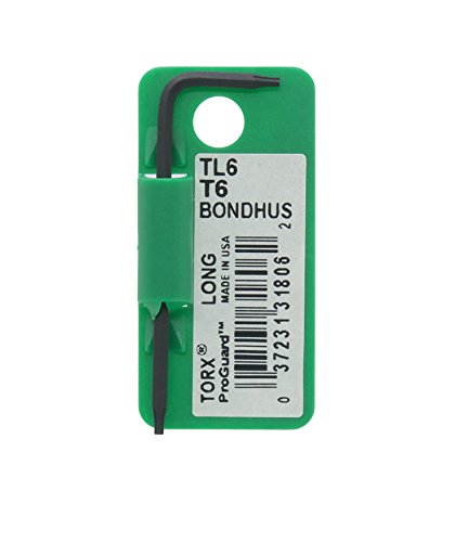 BONDHUS T6 Torx Key TX6, 31806