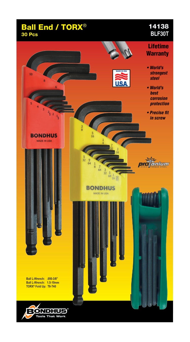 BONDHUS BLF30T Triple Pack BLX9mm+BLX13+12634, 14138