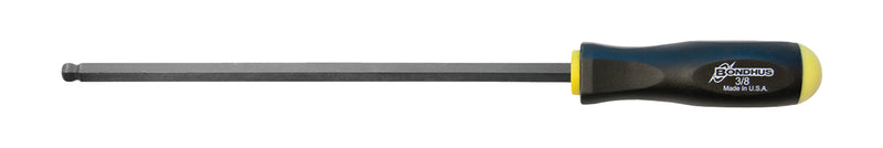 BONDHUS BS3/8L Ball Driver Hex Screwdriver 3/8", 10714