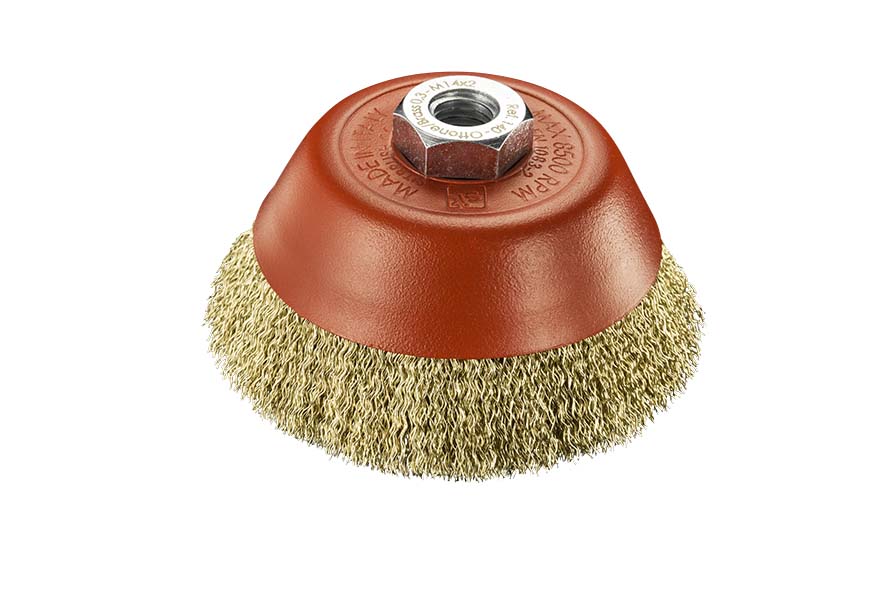 SIT  Cup brushes Angle Grinder Crimped wire 0.3Ø: 100Steel  SIT 0108