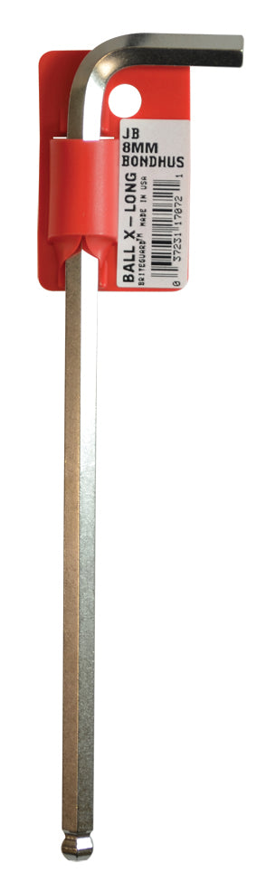 BONDHUS BL12B BriteGuard BallEnd Hex Key 12mm, 17080