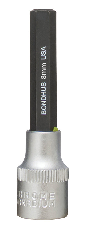 BONDHUS 9mm 2" (50mm) ProHold InHex Bit 3/8" Socket, 43274