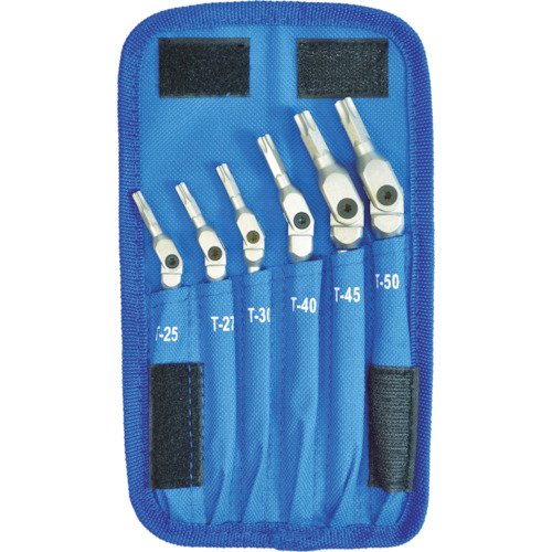BONDHUS SP6-IC-15 Hexpro 6pcs Torx Set T25-T50, 00015