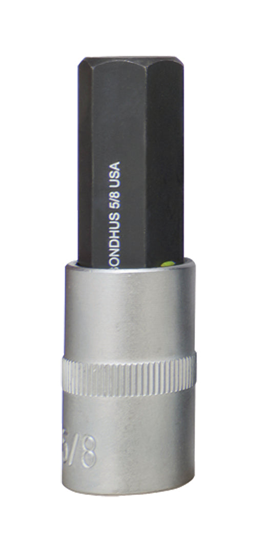 BONDHUS 3/4" 2" (50mm) ProHold InHex Bit 1/2" Socket, 3/4", 43219